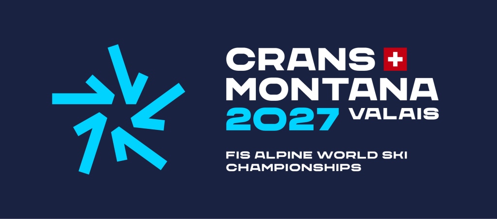 Logo oficial del Mundial de Esquí Alpino Crans-Montana 2027